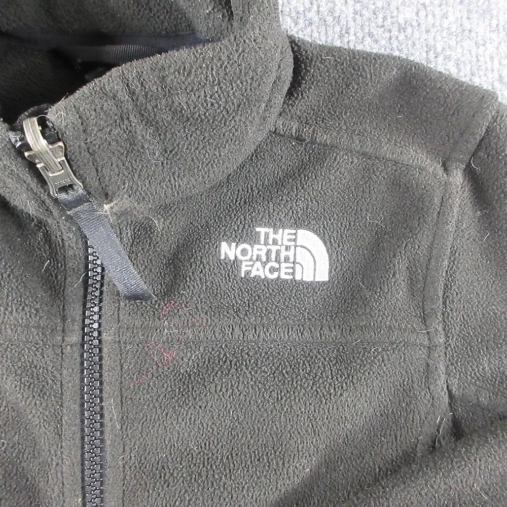 The North Face Jacket Youth S? Black Full Zip Fleece Outdoors Hiking Boys